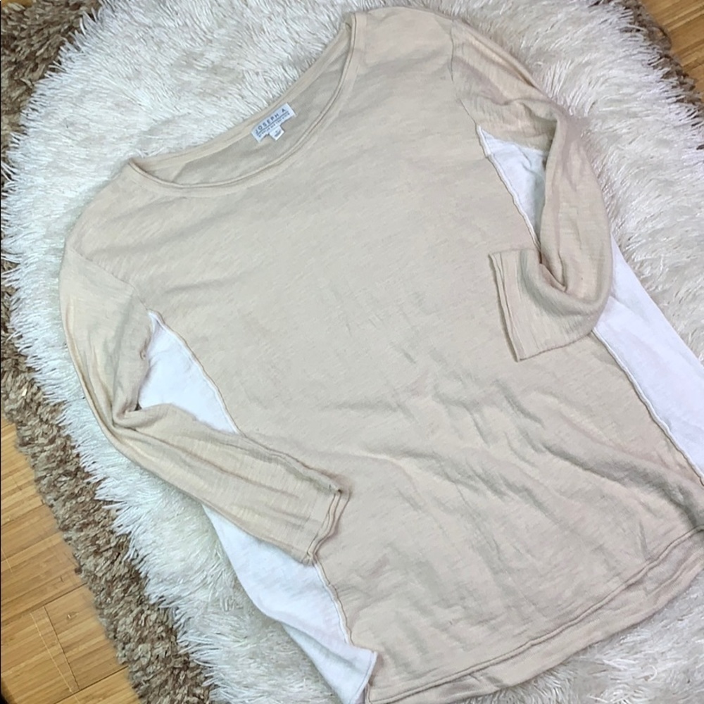 Joseph A. Oversize Cotton Blend Pullover S
